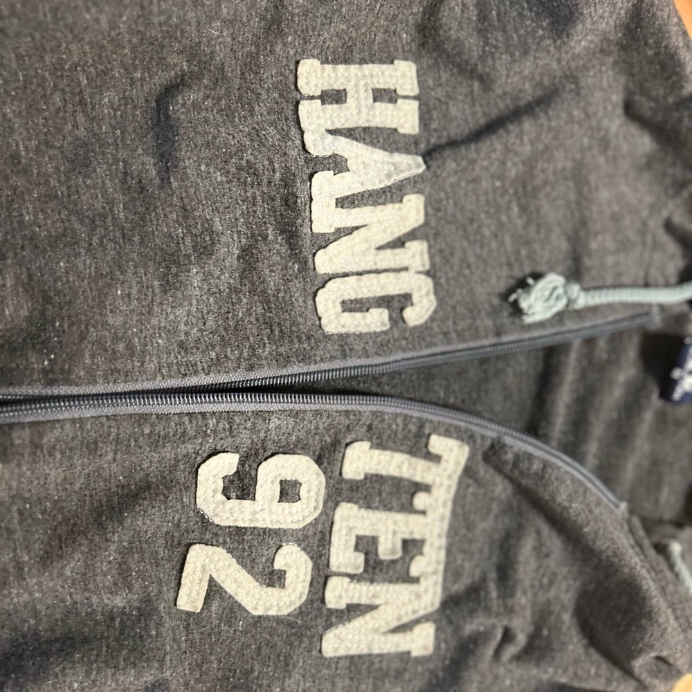 Hang Ten Charcoal Hoodie with Zip - Picture 3 of 11
